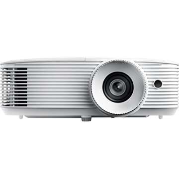 Optoma HD39HDR High Brightness HDR Home Theater Projector | 120Hz Refresh Rate | 4000 lumens | Fast 8.4ms Response time with 120Hz | Easy Setup with 1.3X Zoom | 4K Input | Quiet Operation 26dB