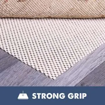Slip-Stop Super Grip Natural, 9 x 12 ft, Cushioned Non-Slip Rug Pad for Area Rugs and Runner Rugs, Rug Pad for Hardwood Floors