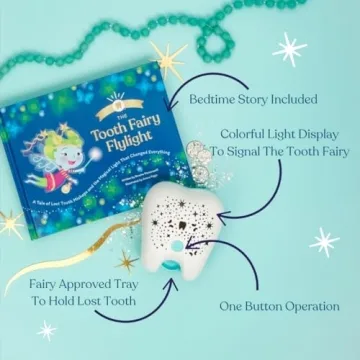 Tooth Fairy Flylight with Storybook Night Light Gift Set