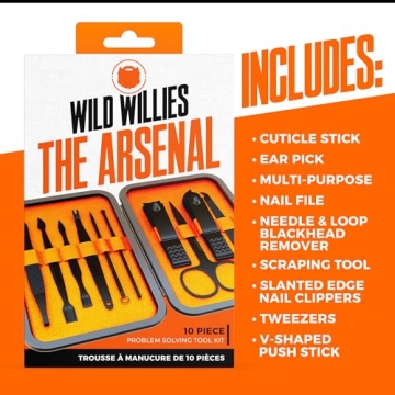 Wild Willies Grooming Kit: 10 Essential Tools for All