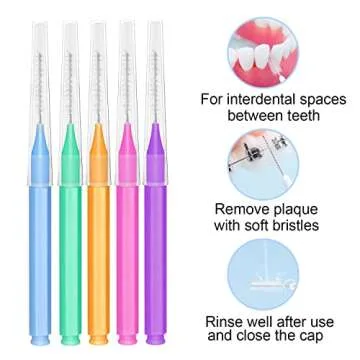 EasyHonor Interdental Toothbrush - 75 Piece Set
