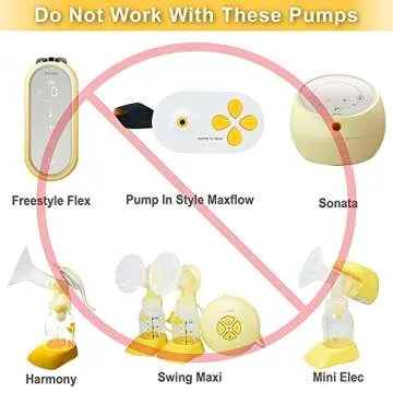 Nenesupply Pump Parts with 21mm Flanges Compatible with Medela Breastpump Incl. Flange Breastshield Valve Membrane for Pump in Style Symphony Swing Not Original Medela Pump Parts