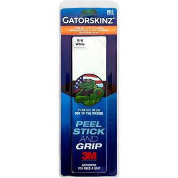 Gator Guards GatorSkinz Grit Finish Step Pads for All Surface Applications - Durable Traction and Ea...
