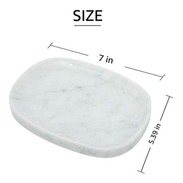 Elegant JIMEI Marble Vanity Tray - Functional Home Decor