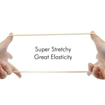 inSowni 50 Pack Super Soft Stretchy DIY Solid Nylon Headbands Baby Hair Bands One Size Fits All (10 Multi-color)