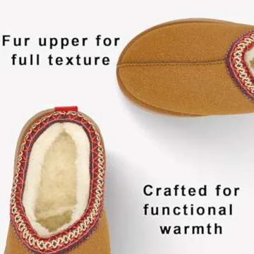 BKLWEV Women's Plump Platform Mini Boots for Cozy Comfort