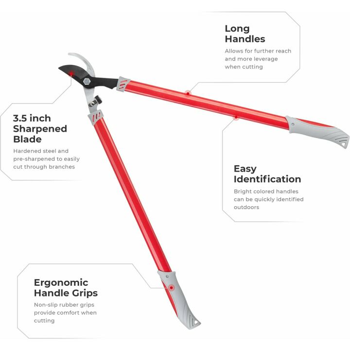 INTERTOOL Bypass Loppers - 29" Ergonomic Tools