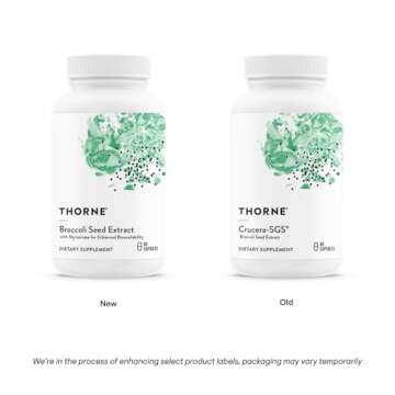 THORNE Broccoli Seed Extract (Formerly Crucera-SGS) for Antioxidant Support - Sulforaphane Glucosinolate (SGS) - 60 Capsules