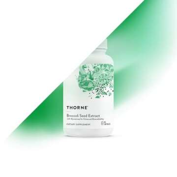 THORNE Broccoli Seed Extract (Formerly Crucera-SGS) for Antioxidant Support - Sulforaphane Glucosinolate (SGS) - 60 Capsules