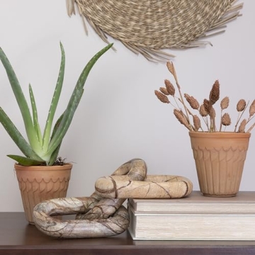 Bloomingville Decorative Marble Chain in Brown Tones