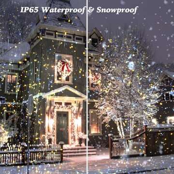 AIRIVO Outdoor Laser Lights Projector, 5 Color Motion Firefly Star Shower Laser Lights, Moving RGB Christmas Projector Light Waterproof with Remote Control for Home, Garden, Patio, GY-01A