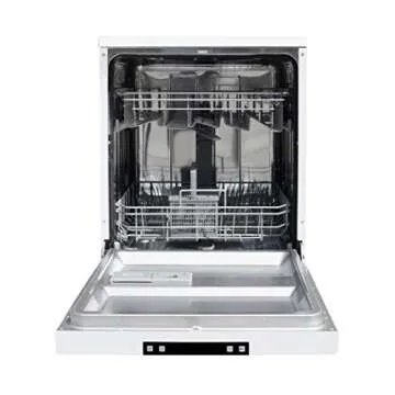 SPT SD-6513WA 24″ Wide Portable Dishwasher with ENERGY STAR, 6 Wash Programs, 10 Place Settings and Stainless Steel Tub – White