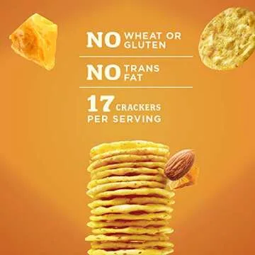 Blue Diamond Almonds Gluten Free Cheddar Cheese Cracker