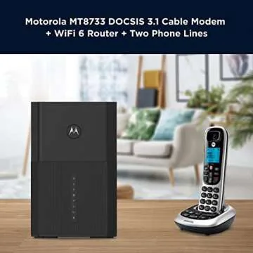 Motorola MT8733 WiFi 6 Router & Modem for Xfinity Plans