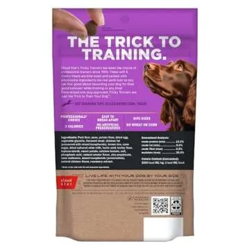 Cloud Star Tricky Trainers Soft & Chewy Dog Training Treats 5 oz Pouch, Liver Flavor, Low Calorie Be...