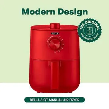 BELLA 3 Qt Manual Air Fryer Oven - Effortless Cooking for All