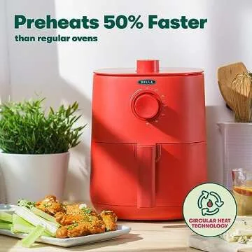 BELLA 3 Qt Air Fryer for Healthy Quick Meals