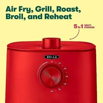 BELLA 3 Qt Air Fryer for Healthy Quick Meals
