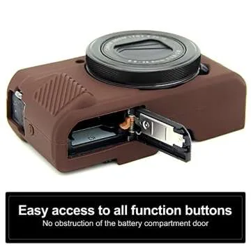 Easy Hood G7X Mark II Case - Silicone Cover for Canon Cameras