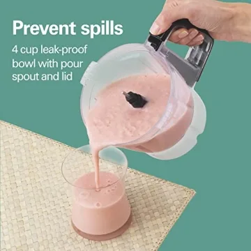 Hamilton Beach 4-Cup Mini Food Processor for Easy Slicing