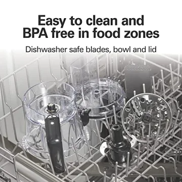 Hamilton Beach 4-Cup Mini Food Processor for Easy Slicing
