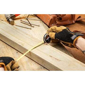 Crescent Lufkin 1/4" x 6' Executive® Diameter Yellow Clad A19 Blade Pocket Tape Measure - W606PD