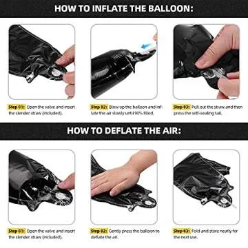 Happy Birthday Balloon Banner for Kids & Celebrations