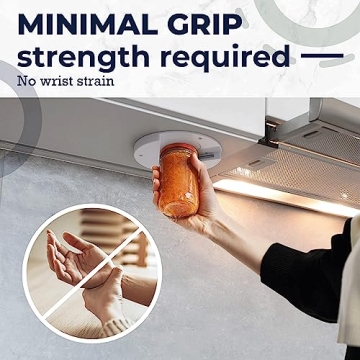 EZ Off Jar Opener - Ideal for Seniors with Weak Hands