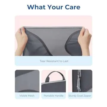 BAGSMART Compression Packing Cubes for Travel, 6 Set Travel Packing Cubes for Suitcases, Compression Suitcases Organizers Bag Set for Travel Essentials, Lightweight Packing Organizers Grey