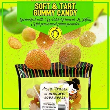 Sour Apple Gummies with Li Hing Mui from Hawaii | 2.5 oz