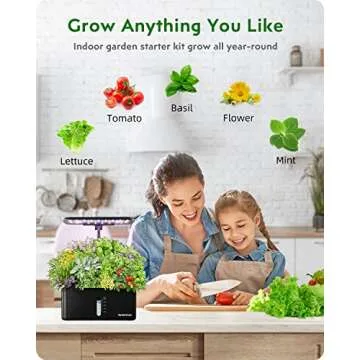 GardenCube 166pcs Hydroponic Pods Kit: Grow Anything Kit with 40 Grow Sponges, 40 Grow Baskets, 40 Grow Domes, 40 Pod Labels, 6 A&B Plant Food - Compatible with Hydroponics Supplies from All Brands