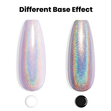RARJSM Holographic Nail Polish Eco-Friendly Glittering Shine