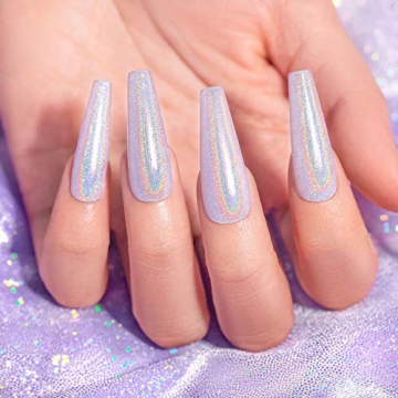 RARJSM Holographic Nail Polish Eco-Friendly Glittering Shine