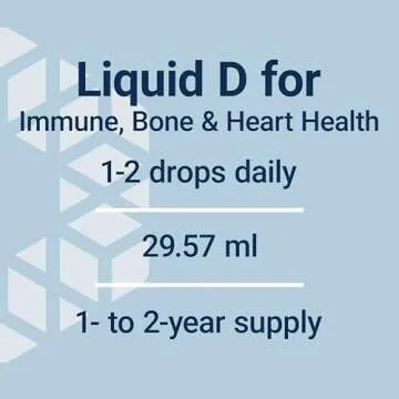 Life Extension Liquid Vitamin D3 (Mint), 50 mcg (2000 IU), Immune System Support, Bone Health, Whole-Body Health, Tasty Peppermint Flavor, Gluten Free, Non-GMO, 29.57 ml