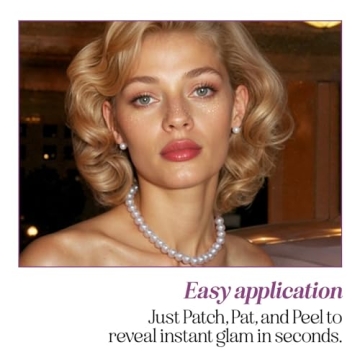 Fazit Makeup Patches - Gold Face Glitter for Dazzling Looks