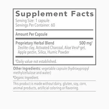 Gentle Detox Binder with Activated Charcoal & Zeolite