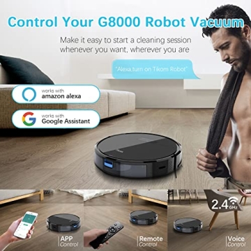 Tikom G8000 Robot Vacuum - Powerful & Convenient