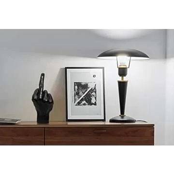 Blowind Silver Polyresin Hand Gesture Desk Statues Finger Sculpture Decor - Silver Personality Finger Practical Joke Halloween Prank Gifts (Personality-Black)