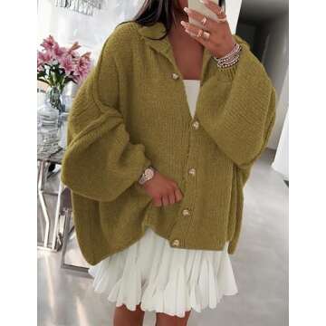 PRETTYGARDEN Women's Trendy Winter Cardigan Jacket