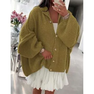 PRETTYGARDEN Women's Trendy Winter Cardigan Jacket