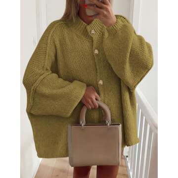 PRETTYGARDEN Women's Trendy Winter Cardigan Jacket