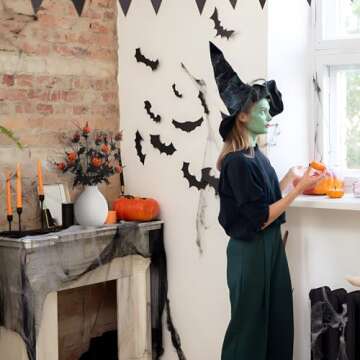 RoseCraft 5PCS Halloween Floral Stems for Festive Decor