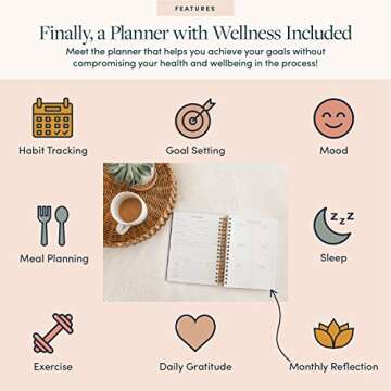 Self-Care Planner by Simple Self - 6 Month Wellness Planner