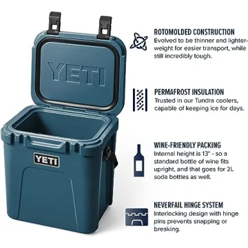 Durable YETI Roadie Cooler Nordic Blue for Outdoor Fun