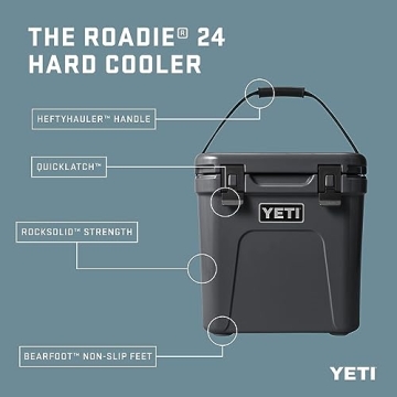 Durable YETI Roadie Cooler Nordic Blue for Outdoor Fun