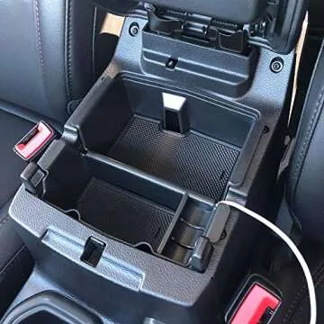 EDBETOS Center Console Organizer Tray Compatible with Jeep Wrangler JL/JLU 2018-2021 2022 2023 2024 Accessories Jeep Gladiator JT Truck 2020-2023 Armrest Storage - Won't Covers The Light Inside