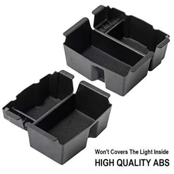 EDBETOS Center Console Organizer Tray Compatible with Jeep Wrangler JL/JLU 2018-2021 2022 2023 2024 Accessories Jeep Gladiator JT Truck 2020-2023 Armrest Storage - Won't Covers The Light Inside