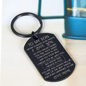I Love You Keychain Gift for Boys - Perfect Present