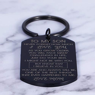 I Love You Keychain Gift for Boys - Perfect Present