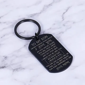 I Love You Keychain Gift for Boys - Perfect Present